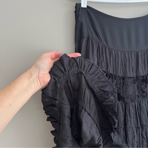 BHS black tiered skirt - Picture 6 of 10